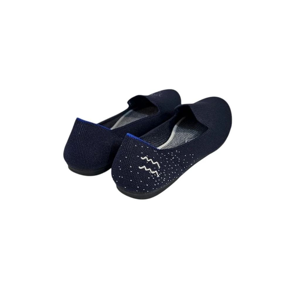 Rothy's Zodiac Aquarius Navy Blue Special Edition Loafers